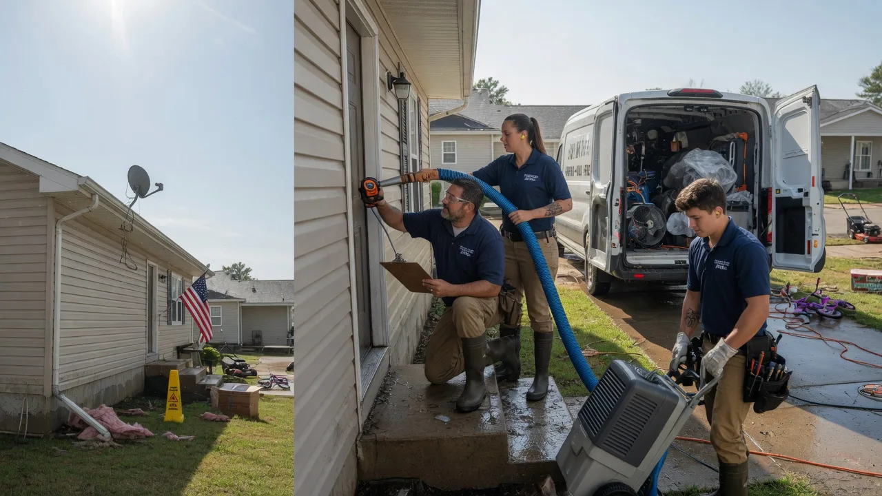 Ceiling Water Damage Restoration in Wellsville, NY near me